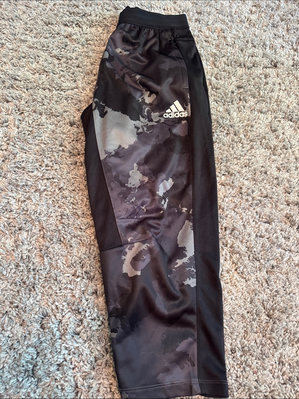 adidas Black & Gray Camo Men’s Joggers